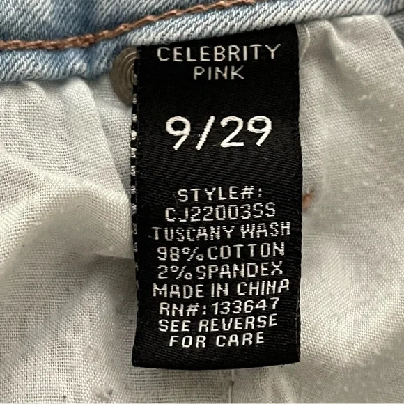 Celebrity Pink Jeans Skinny Stretch Light Wash Jeans Size 9/29 - Picture 13 of 14